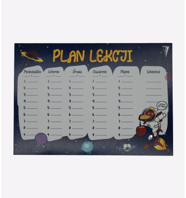 Plan lekcji KOSMOS